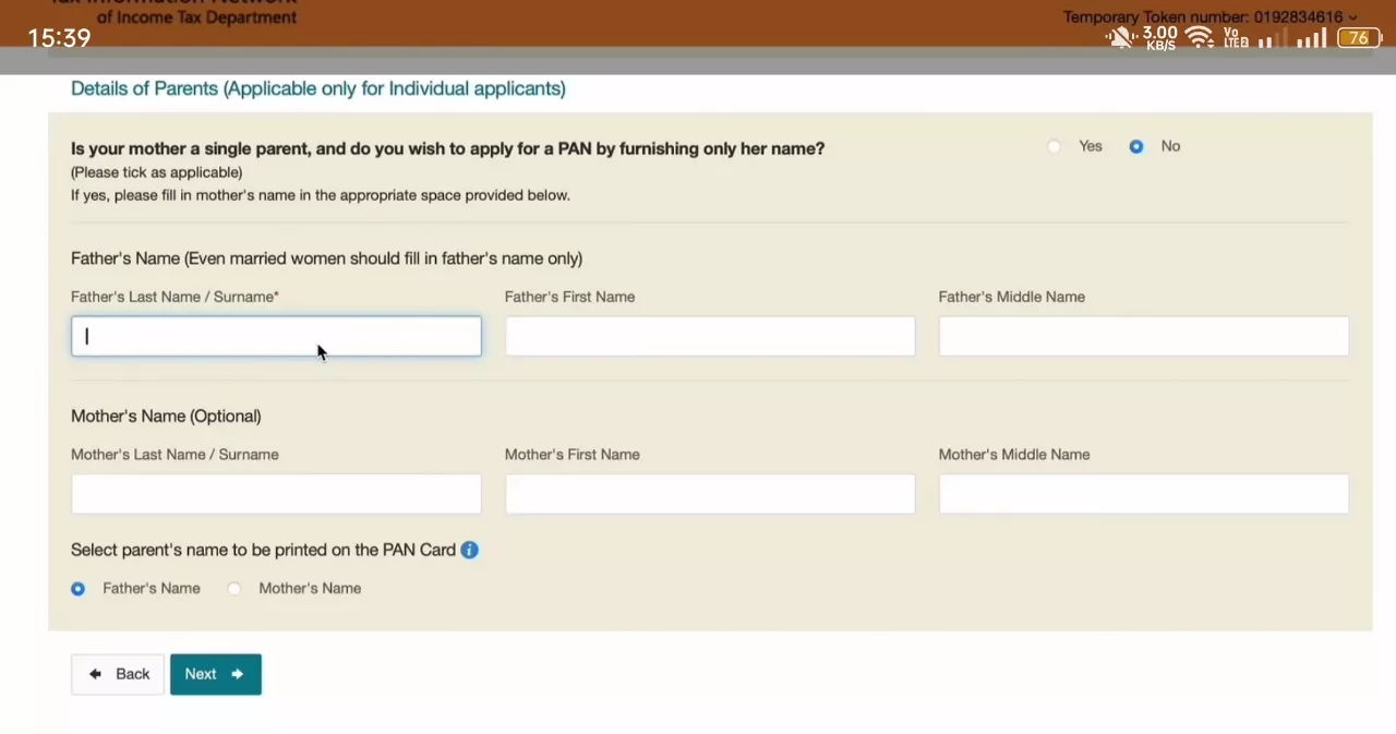 Pancard apply process 11